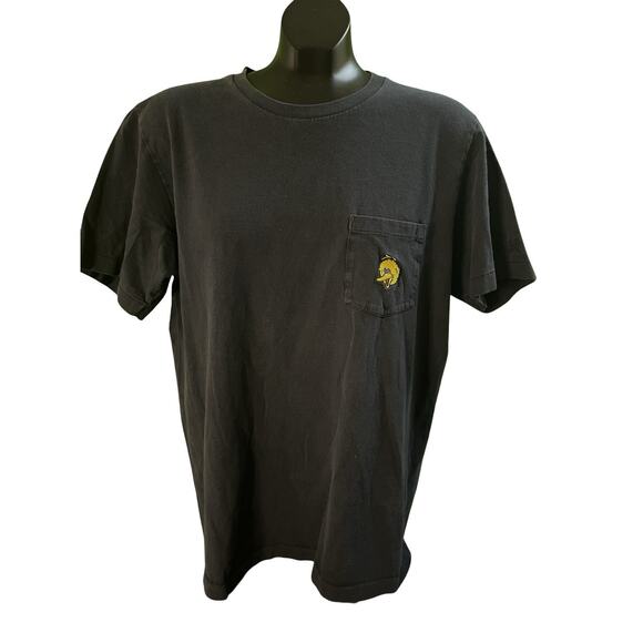 Uniqlo UT KAWS Sesame Street Big Bird Pocket Tee Men’s L Black Limited Edition - Picture 2 of 6